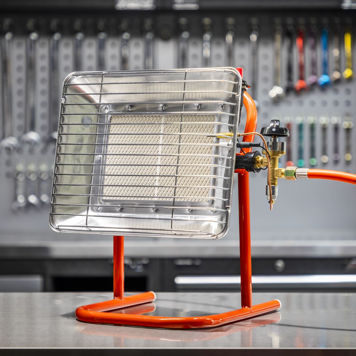 Sealey LP14 Space Warmer® Propane Heater with Stand 14330Btu/hr Sealey