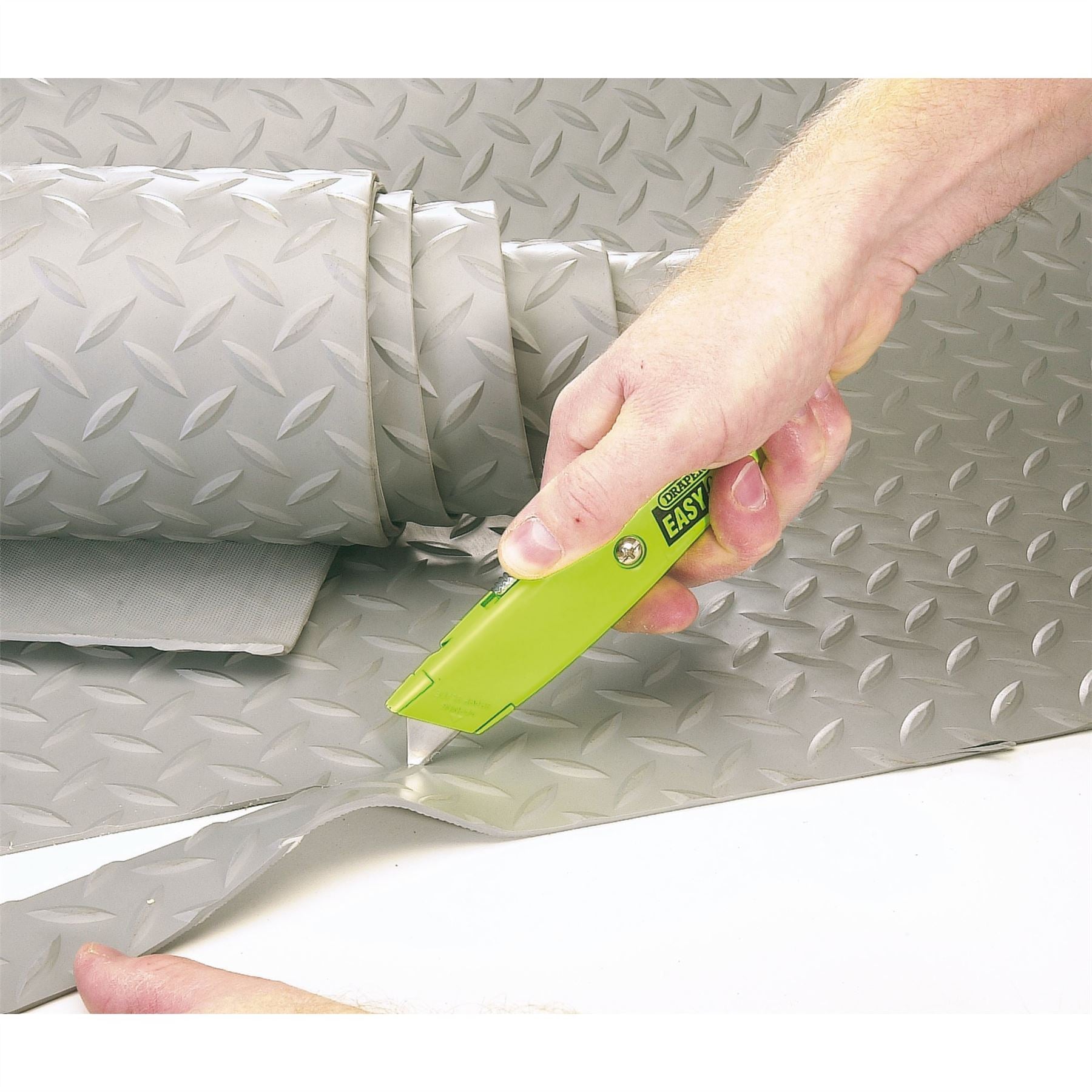 Draper 75285 Easy Find Retractable Trimming Knife with 2 x Blades Draper