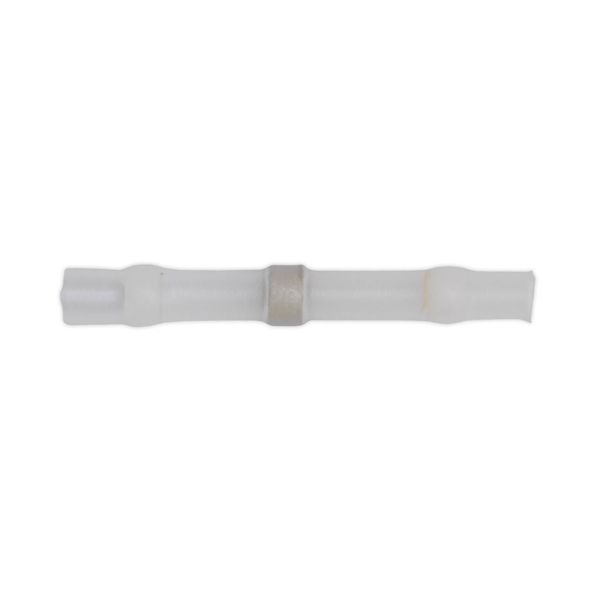 Sealey WTSSB25 Heat Shrink Butt Connector Solder Terminal 24-22 AWG White Pack of 25 Sealey