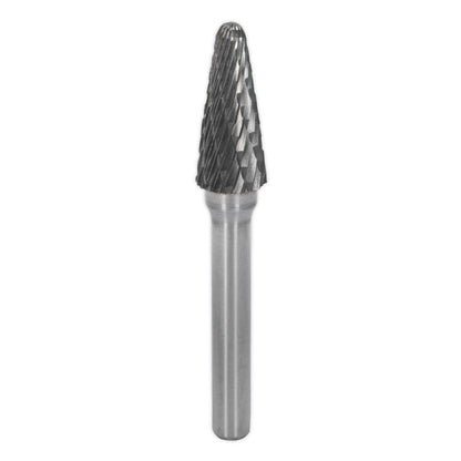 Sealey SDB06 Tungsten Carbide Rotary Burr Conical Ball Nose 10mm Sealey