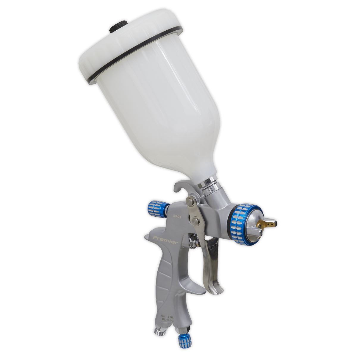 Sealey SP01 SP Gravity Feed Spray Gun - 1.4mm Set-Up Sealey