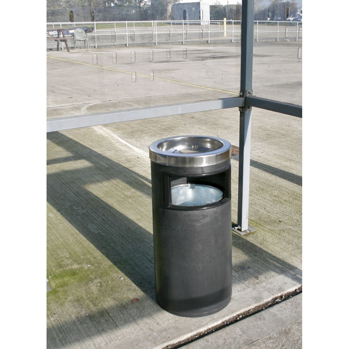 Sealey RCB06 Cigarette Ashtray & Litter Bin 8L Sealey