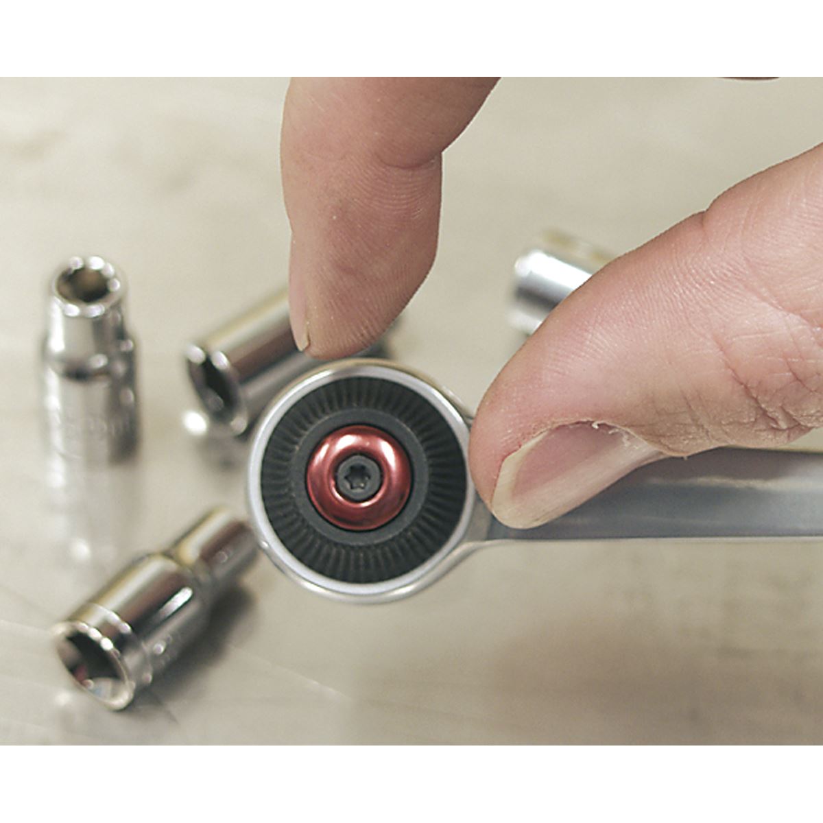 Sealey AK5761 Ratchet Wrench 1/4"Sq Drive 72-Tooth Sealey