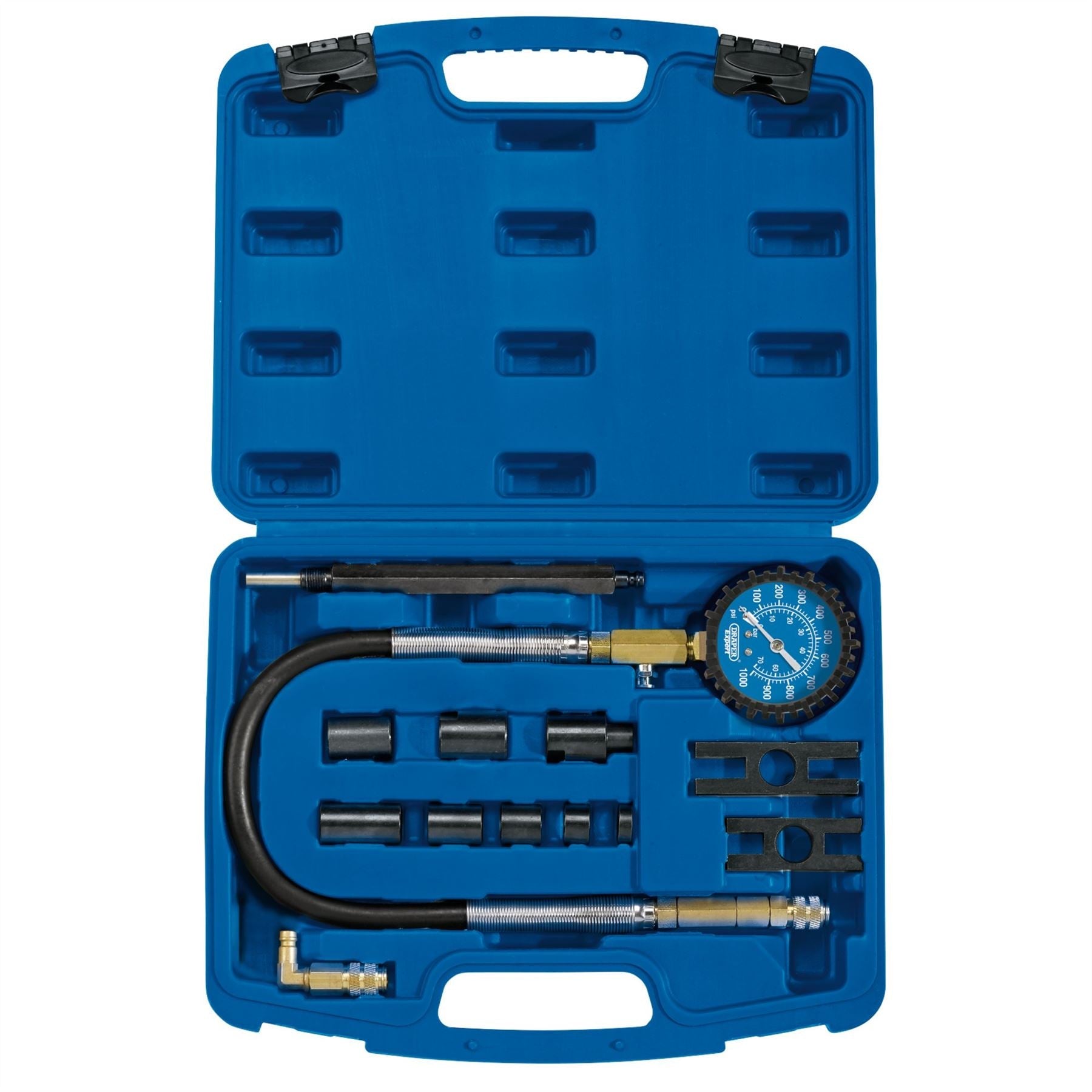 Draper 35877 Commercial Vehicle Diesel Compression Test Kit 13 Piece Draper