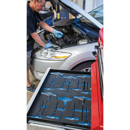 Draper 63505 TX-STAR® T' Handle Key Set in 3/4 Drawer EVA Insert Tray 7 Piece Draper