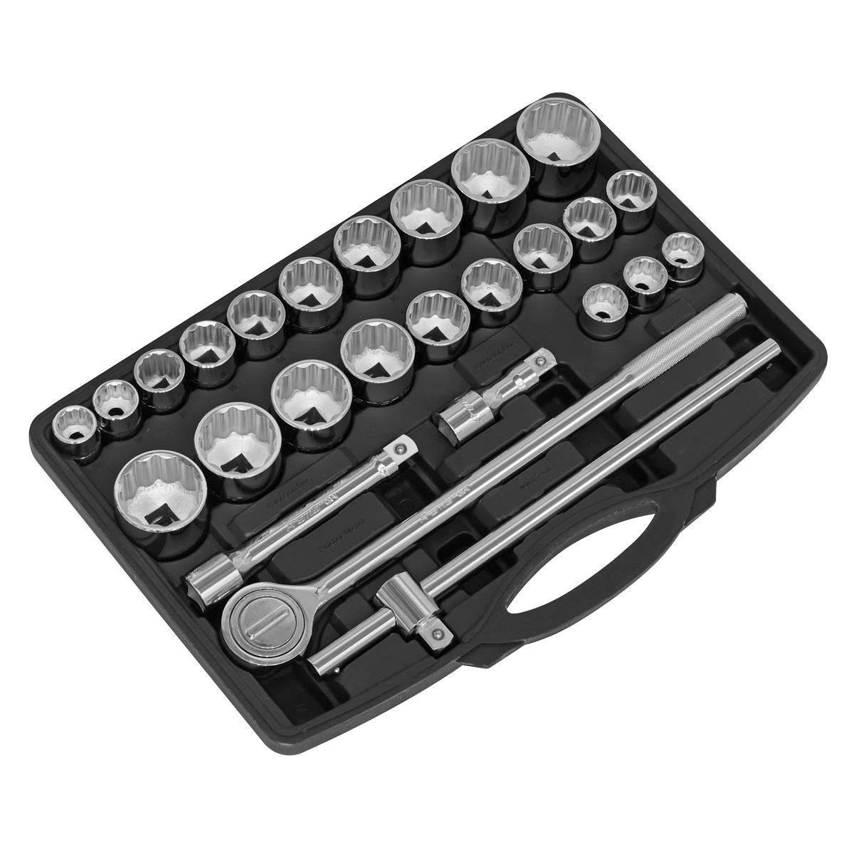 Sealey AK2582 Socket Set 26pc 3/4"Sq Drive 12-point WallDrive® Sealey