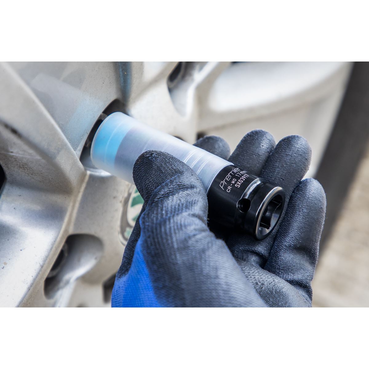 Sealey SX03917 Alloy Wheel Ultra-Power Impact Socket 17mm 1/2"Sq Drive Sealey