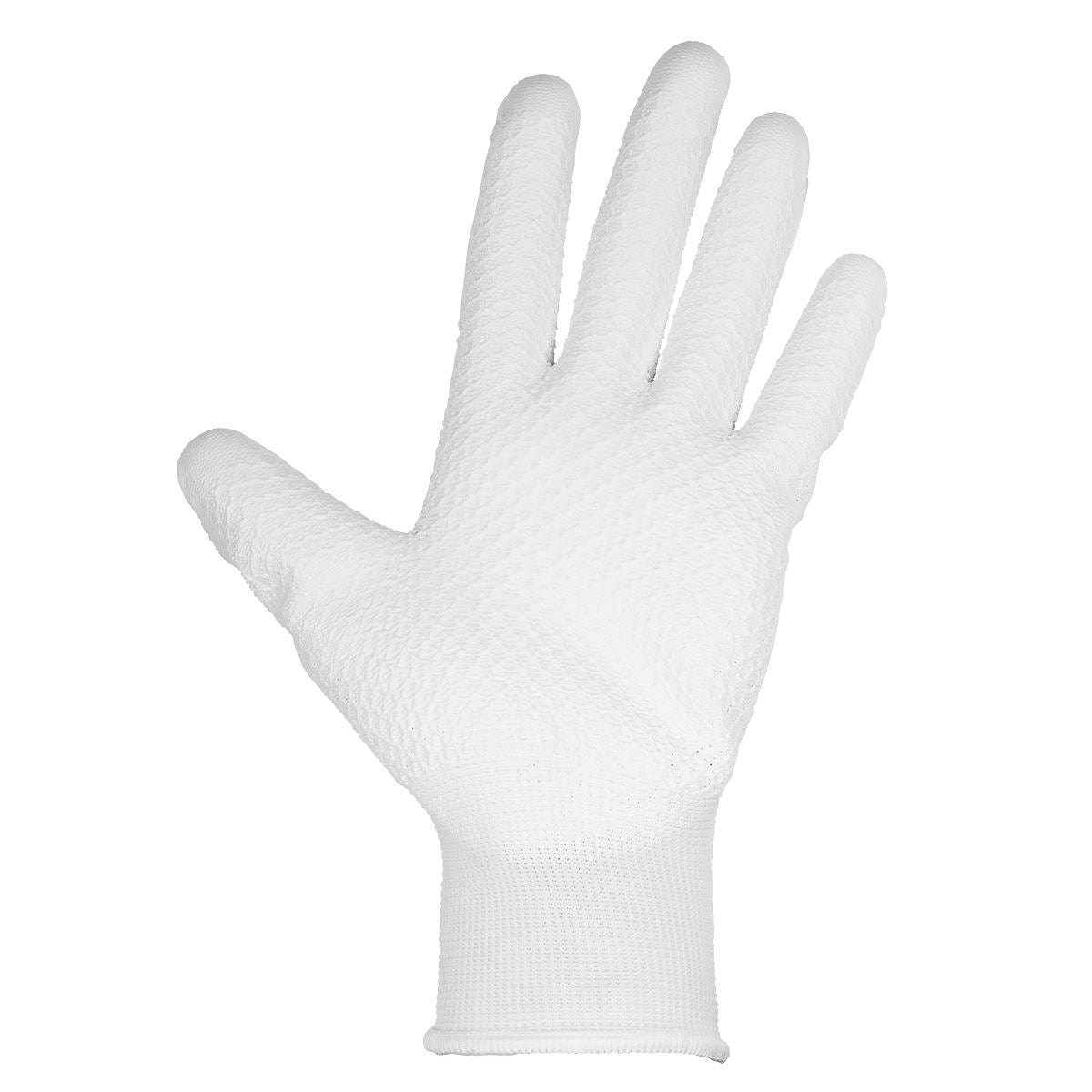 Sealey SSP50L/B120 White Precision Grip Gloves - (Large) - Box of 120 Pairs Sealey
