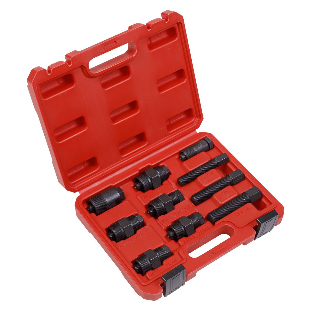 Sealey SMC48 Motorcycle Flywheel Puller Set 10pc Sealey