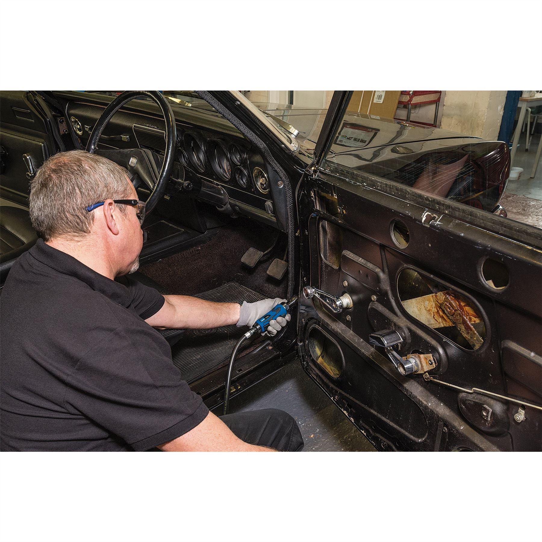 Draper 65019 Storm Force® Stubby Air Ratchet 3/8" Sq. Dr. Draper