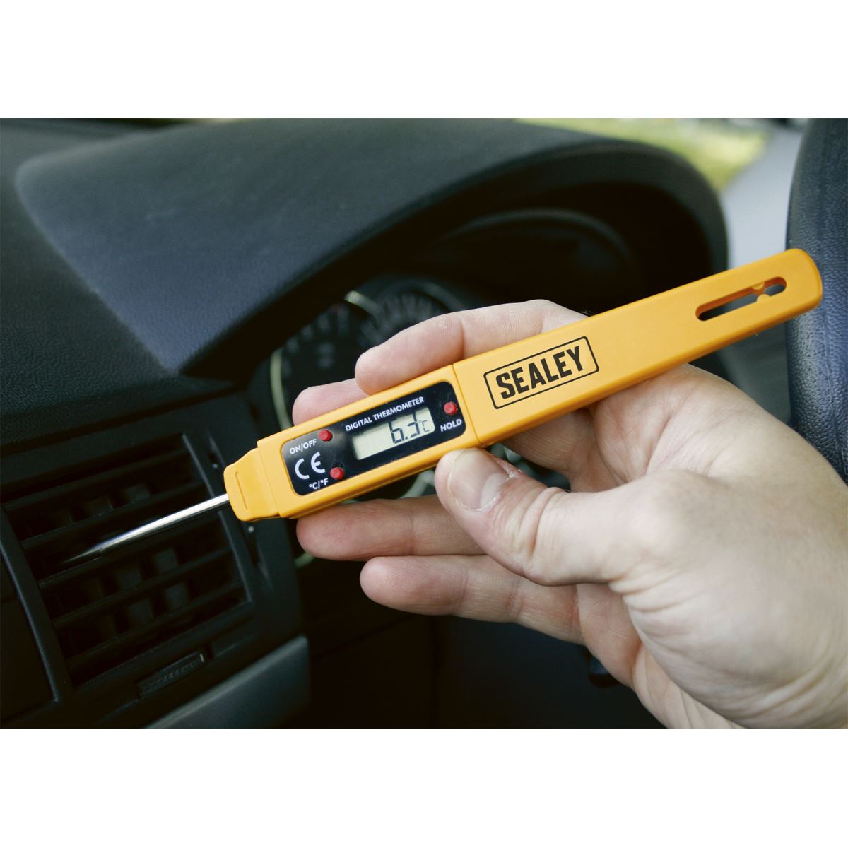 Sealey VS906 Mini Digital Thermometer Sealey