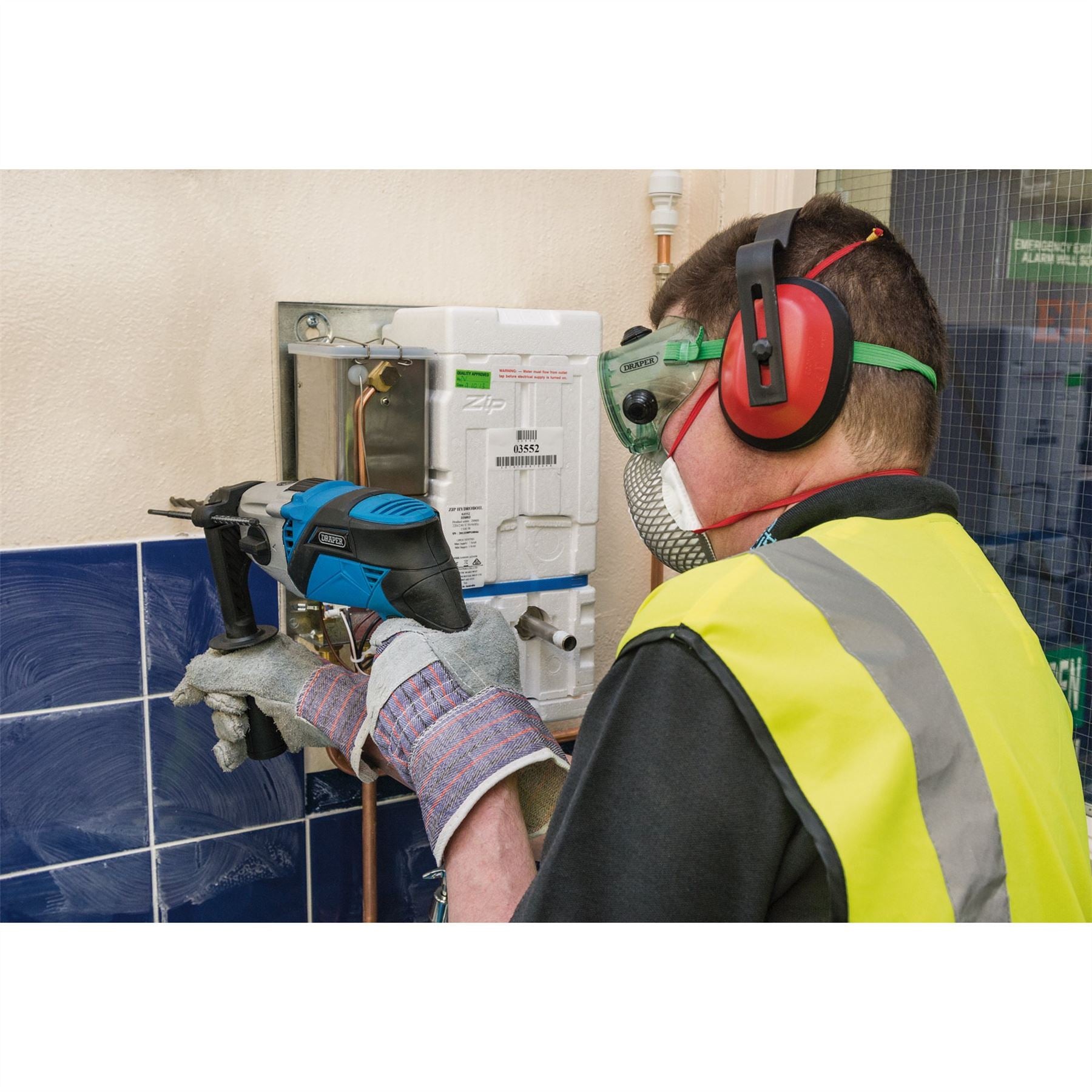 Draper 51130 Clear Anti-Mist Safety Goggles Draper