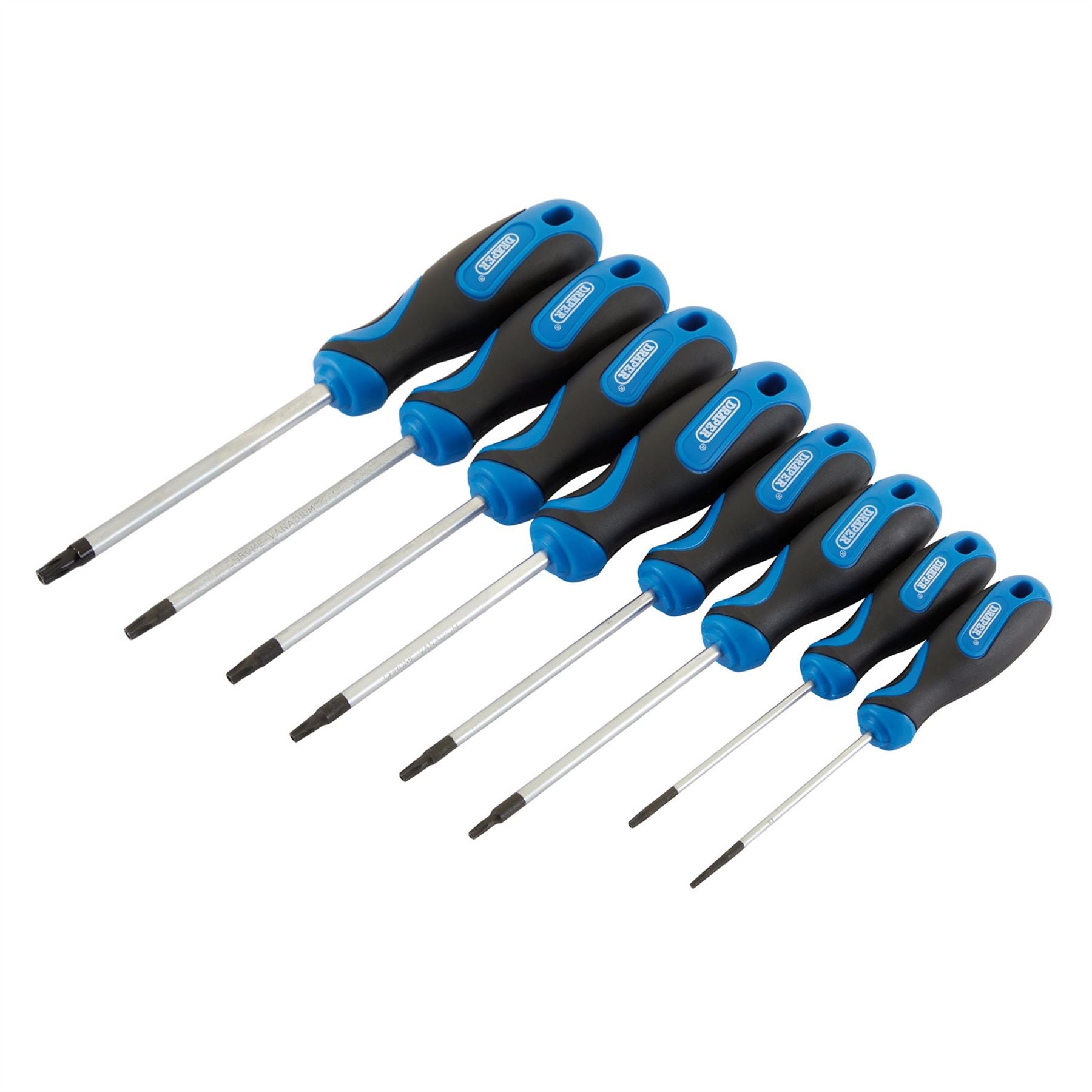Draper 34251 TX-STAR® and TX-STAR® Security Soft Grip Screwdriver Set 8 Piece Draper