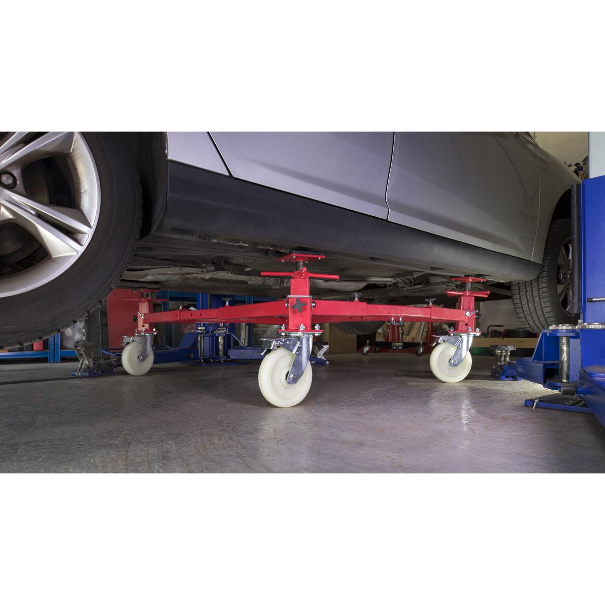 Sealey VMD002 Vehicle Moving Dolly 4-Post 900kg Sealey