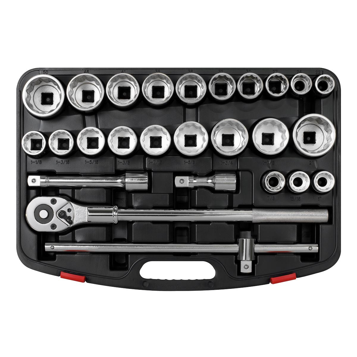 Sealey AK2584 Socket Set 26pc 3/4"Sq Drive 12-point WallDrive® Sealey