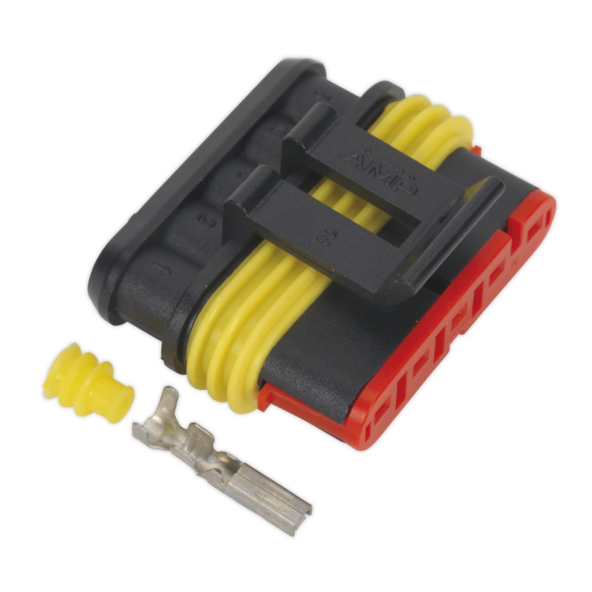 Sealey SSC5F Superseal Female Connector 5-Way Pack of 3 Sealey