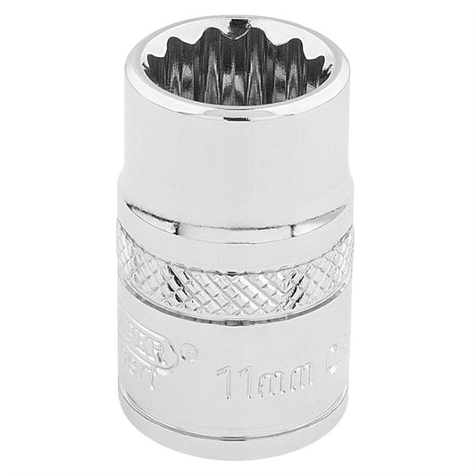 Draper 32771 HI-TORQ® 12 Point Socket 3/8" Sq. Dr. 11mm Draper
