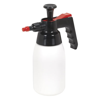 Sealey SCSGCOMBO Premium Pressure Solvent Sprayers 1L & Colour-Coded Caps Combo Sealey