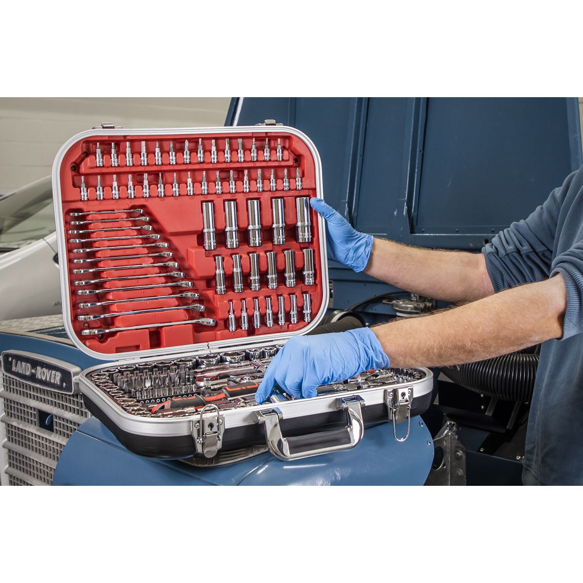 Sealey AK7982 Socket Set 216pc 1/4" 3/8" & 1/2"Sq Drive WallDrive® Sealey