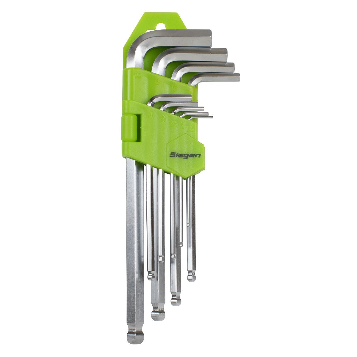 Siegen S01260 Hex Key Set Ball-End Long 9pc - Metric Sealey