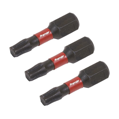 Sealey AK8218 TRX-Star* T25 Impact Power Tool Bits 25mm - 3pc Sealey