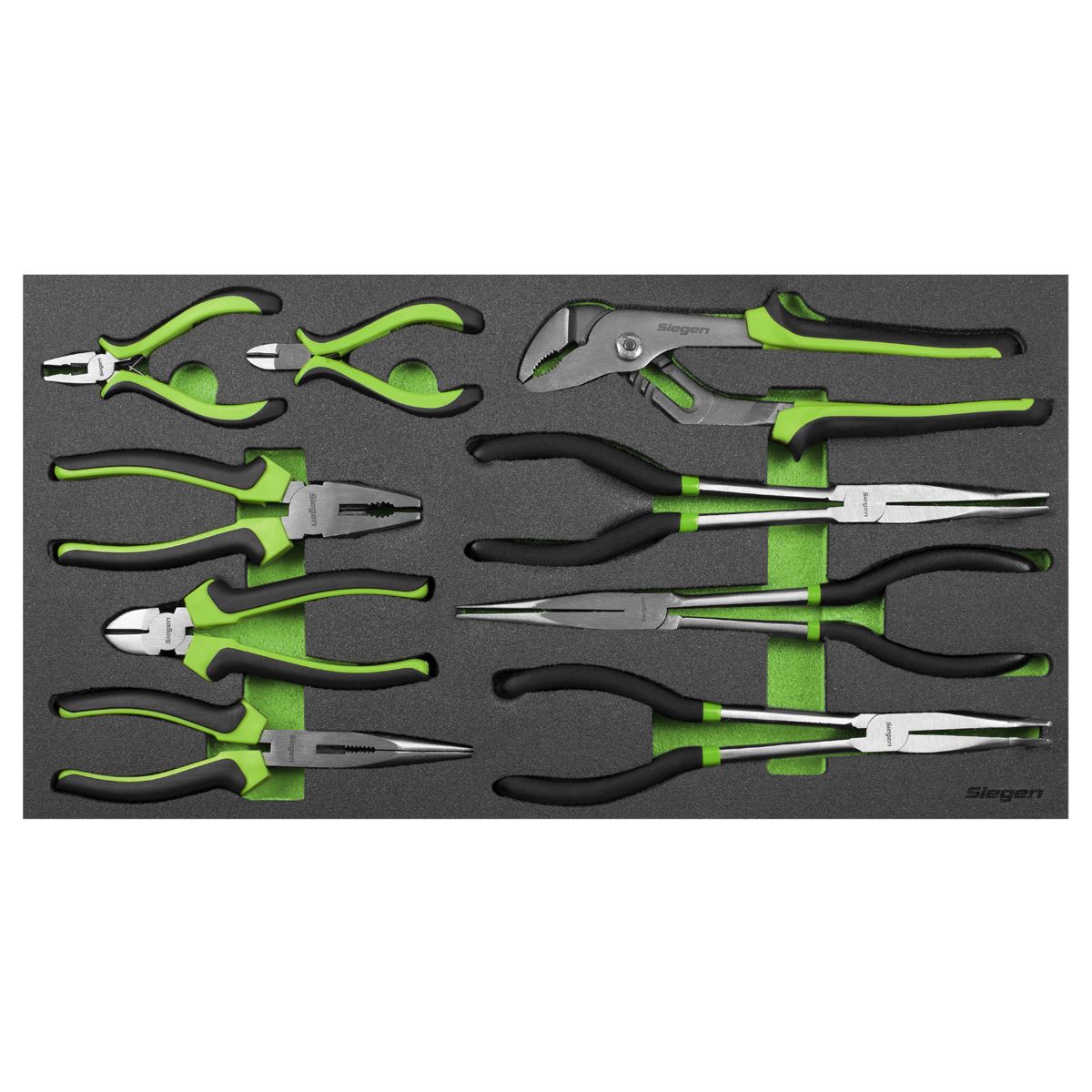 Siegen S01277 Tool Tray with Pliers Set 9pc Siegen