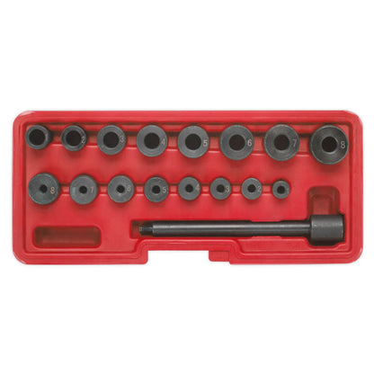 Sealey AK710 Universal Clutch Aligning Tool Set 17pc Sealey