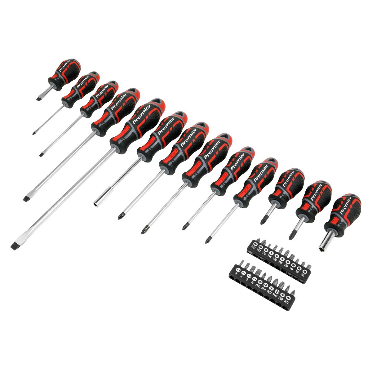 Sealey AK4370 Screwdriver & Bit Set 33pc GripMAX® Sealey