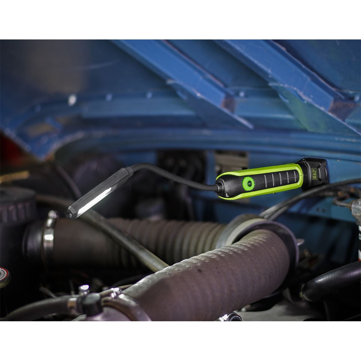 Sealey LEDFLEXG Flexi Rechargeable Inspection Light 5W COB & 3W SMD LED Sealey