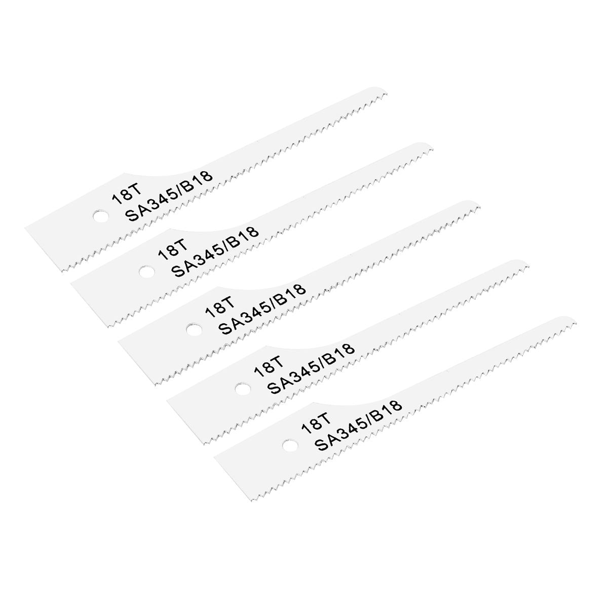 Sealey SA345/B18 74mm Air Saw Blade 18tpi  - Pack of 5 Sealey
