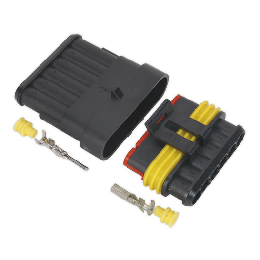 Sealey SSC6MF Superseal Male & Female Connector 6-Way Sealey