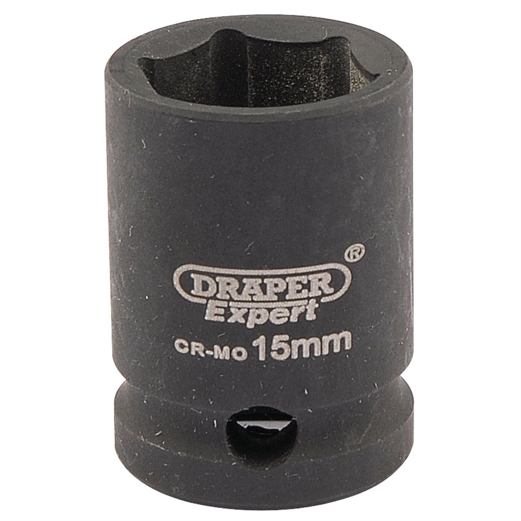 Draper 06875 Expert HI-TORQ® 6 Point Impact Socket 3/8" Sq. Dr. 15mm Draper