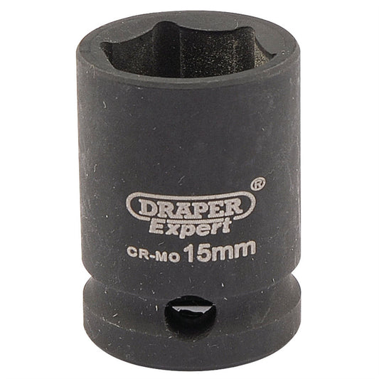 Draper 06875 Expert HI-TORQ® 6 Point Impact Socket 3/8" Sq. Dr. 15mm Draper