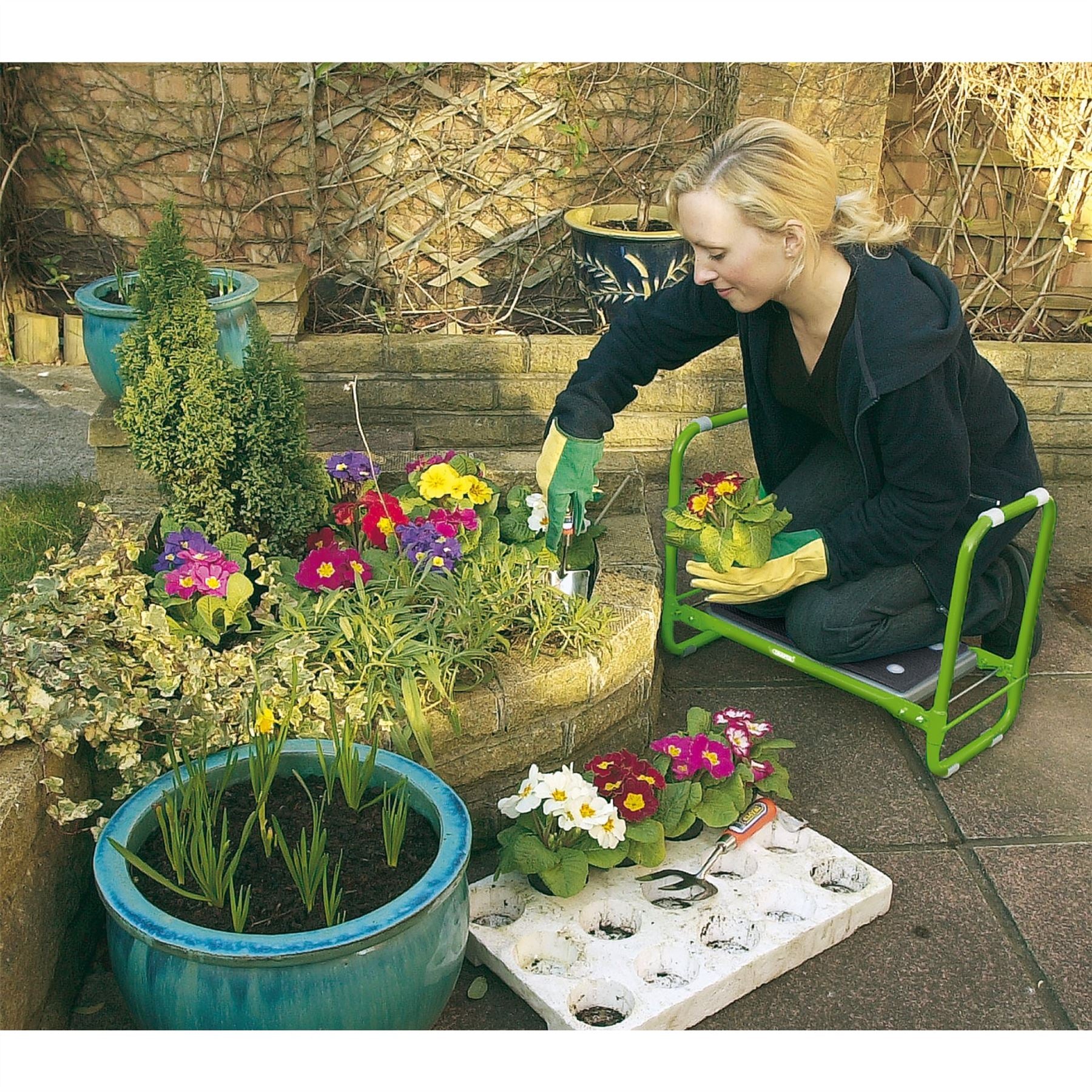 Draper 64970 Folding Garden Kneeler and Seat Draper