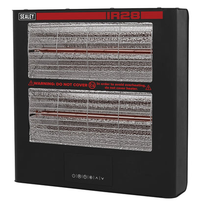 Sealey IR28 Infrared Quartz Heater - Wall Mounting 2.8kW/230V Sealey