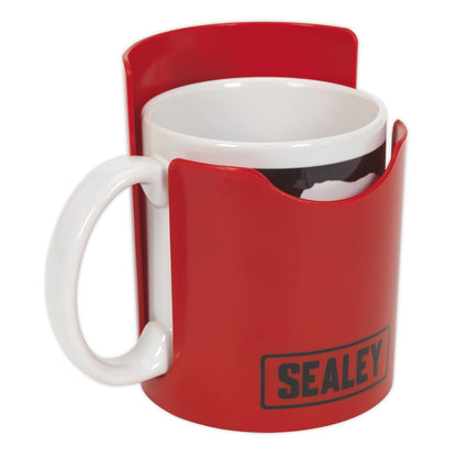 Sealey APCH Magnetic Cup/Can Holder - Red Sealey