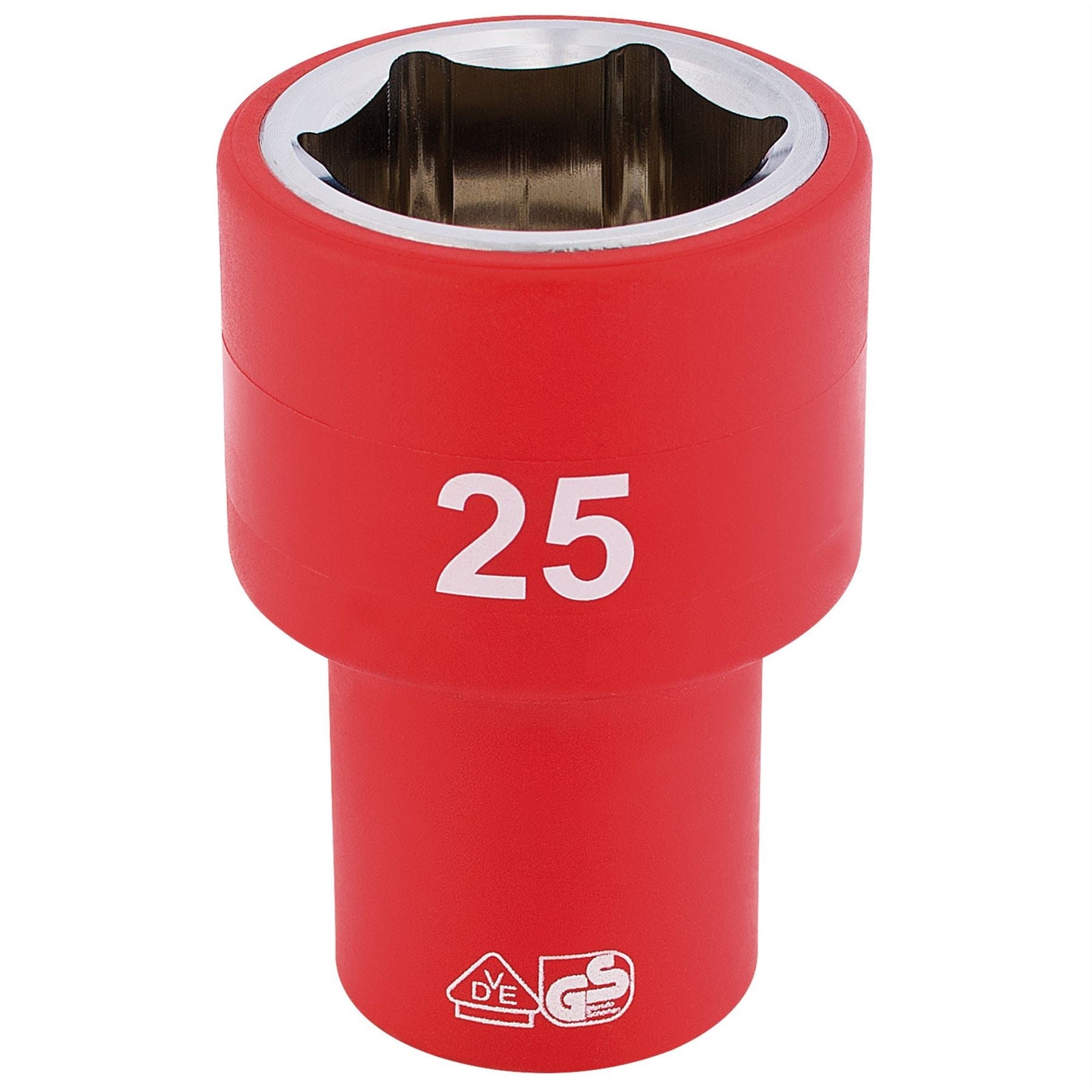 Draper 31961 Fully Insulated VDE Socket 1/2" Sq. Dr. 25mm Draper