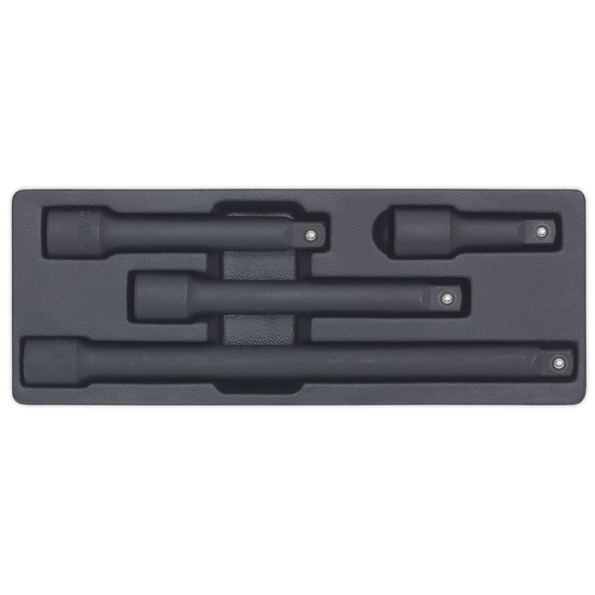 Sealey AK5513 Impact Extension Bar Set 4pc 1/2"Sq Drive Sealey