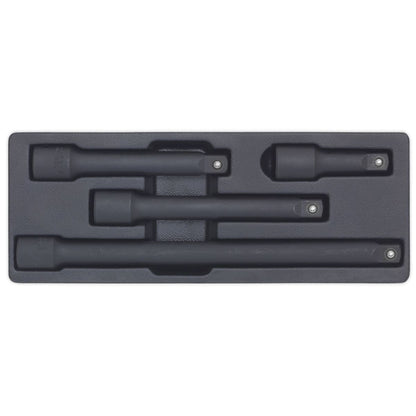 Sealey AK5513 Impact Extension Bar Set 4pc 1/2"Sq Drive Sealey