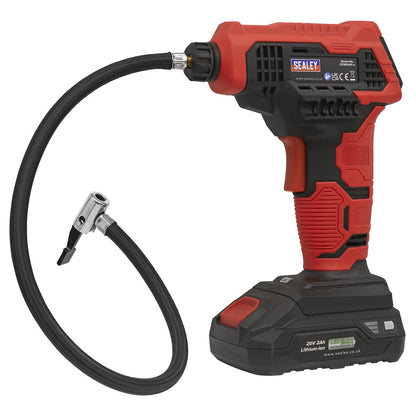 Sealey CP20VAP Cordless Tyre Inflator 20V SV20 Series - Body Only Sealey