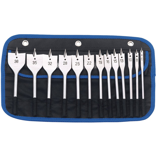 Draper 82634 Flat Wood Bit Set 13 Piece Draper