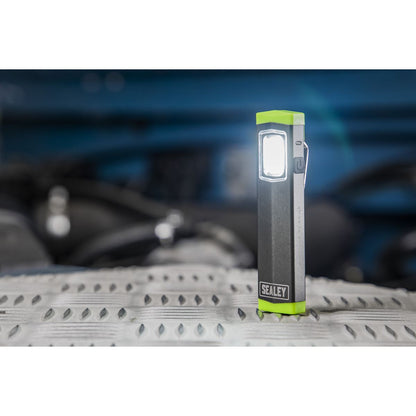 Sealey LED500SB Mini Hand Torch Super Beam Aluminium 3W COB LED Sealey