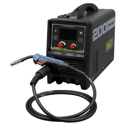 Sealey INVMIG200LCD Inverter Welder MIG TIG & MMA 200A with LCD Screen Sealey