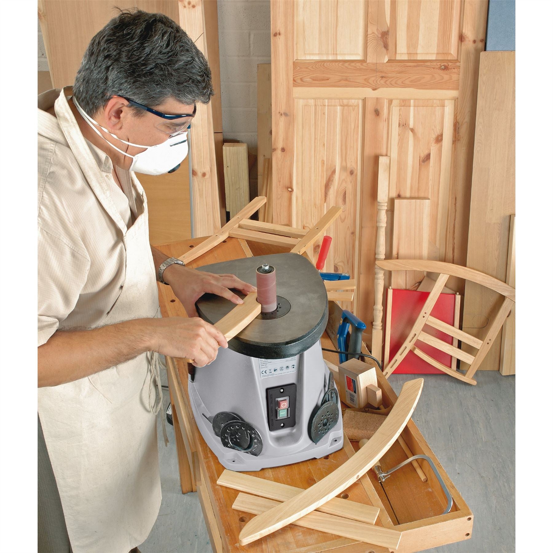 Draper 10773 Oscillating Spindle Sander 450W Draper