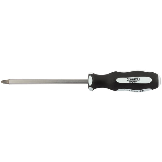 Draper 35225 Pound Thru' Cross Slot Soft Grip Screwdriver No.3 x 150mm Draper
