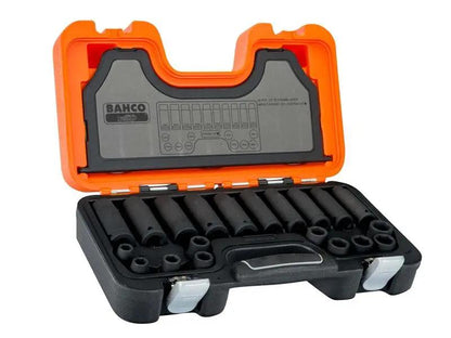 Bahco D-DD/S20 Mixed Impact Socket Set of 20 Metric 1/2in BAHDDS20 Bahco