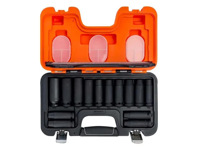 Bahco DD/S14 Deep Impact Socket 14 Piece Set 1/2in Square Drive BAHDDS14 Bahco