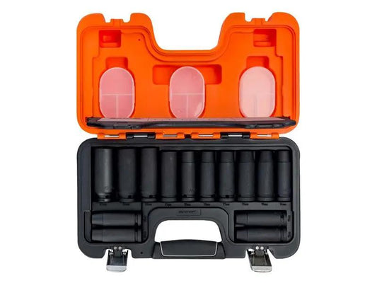 Bahco DD/S14 Deep Impact Socket 14 Piece Set 1/2in Square Drive BAHDDS14 Bahco