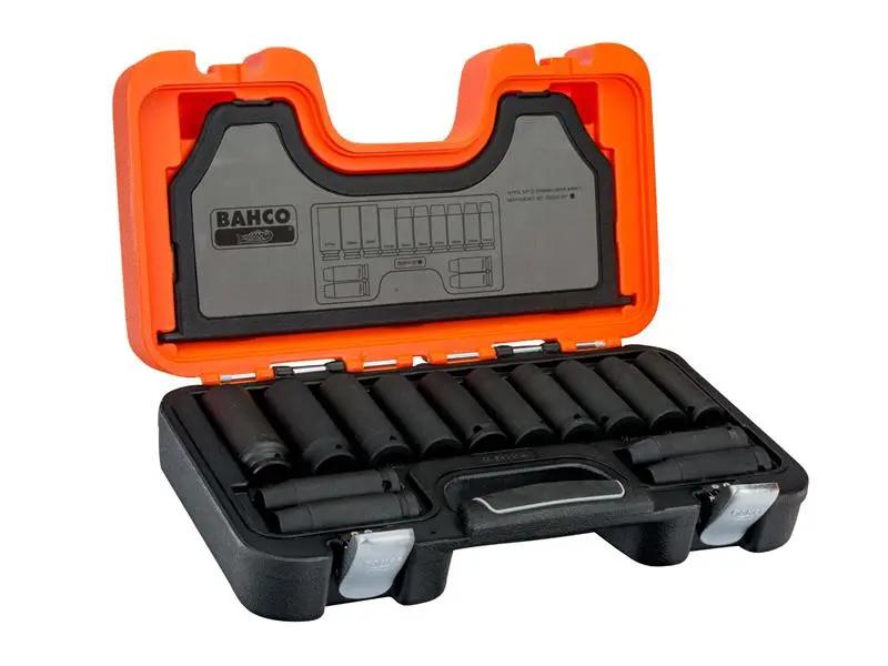 Bahco DD/S14 Deep Impact Socket 14 Piece Set 1/2in Square Drive BAHDDS14 Bahco