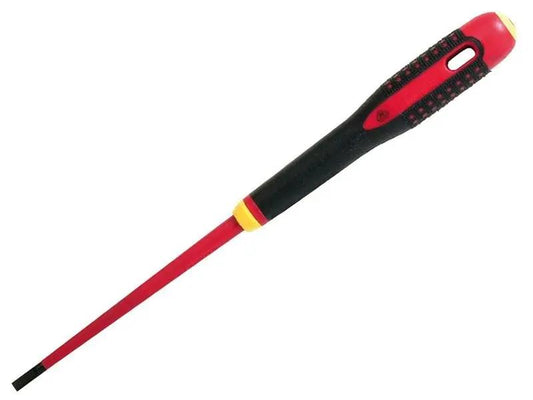 Bahco ERGO Slim VDE Insulated Slotted Screwdriver 3.0 x 100mm BAHBE8220SL Bahco